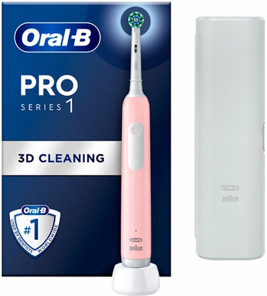 Oral-B PRO Series 1 - Elektrische Tandenborstel - 3 poetsstanden - Roze