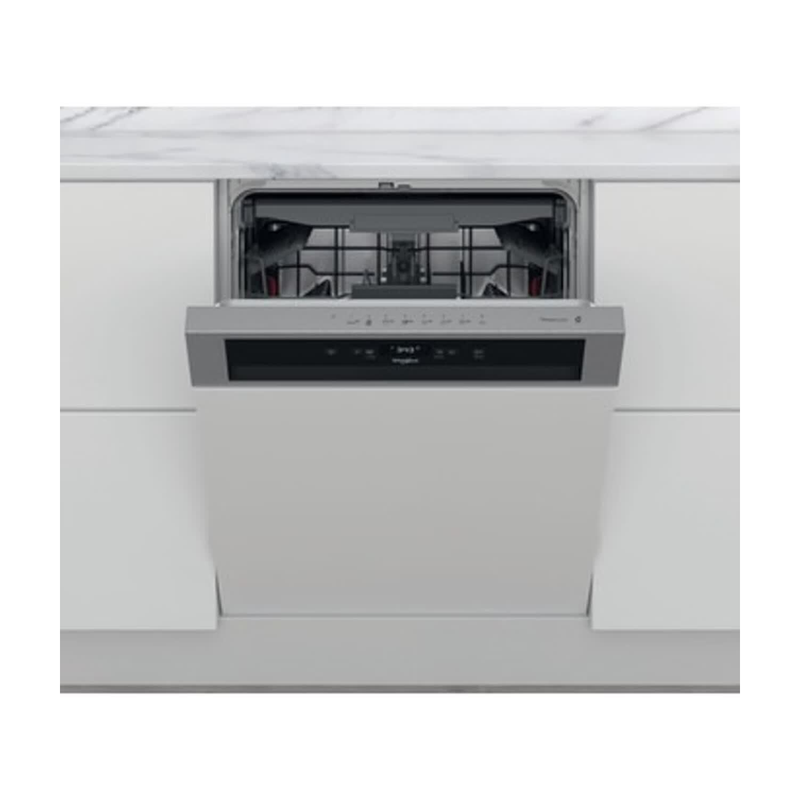 Whirlpool WBC3C34PFX – semi-geïntegreerde vaatwasser – roestvrij staal A+++