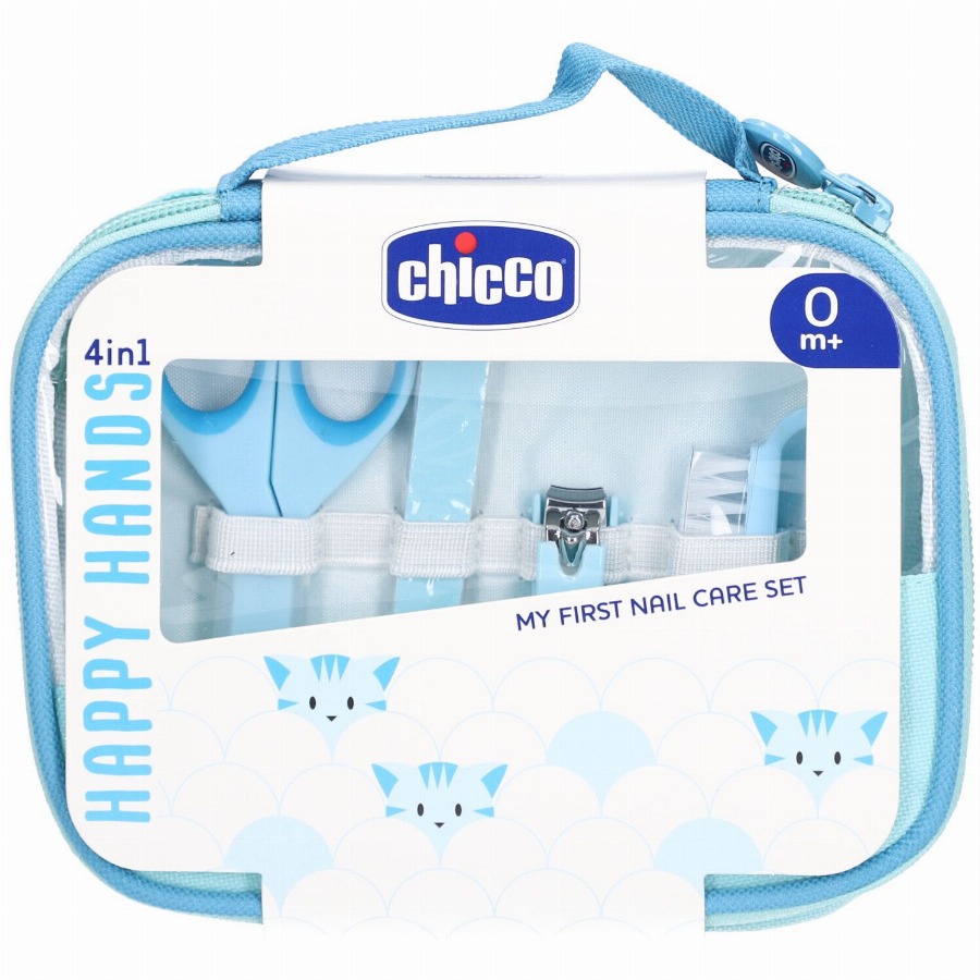 CHICCO Lichtblauw Manicure Kit 0m + - 1 Schaar