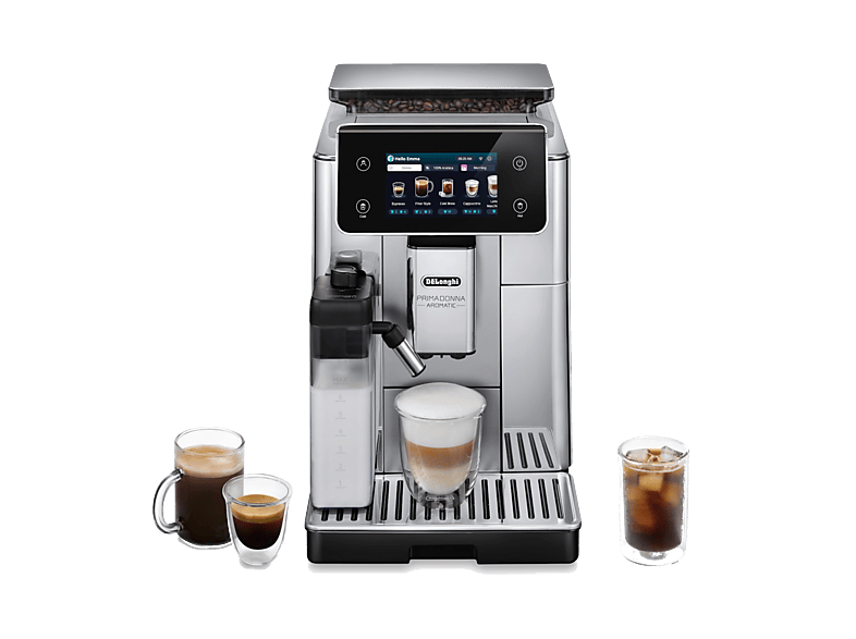 De Longhi Primadonna Aromatic (ecam630.55.ssm) – Volautomatische Espressomachine Zilver