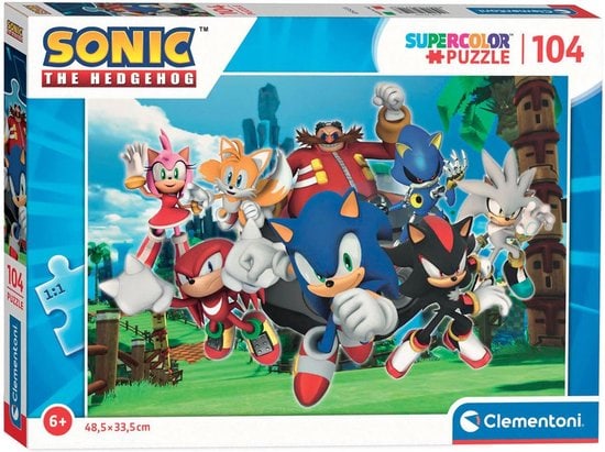 Clementoni Legpuzzel Sonic, 104st. 1