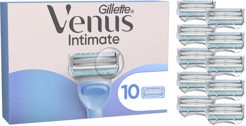 Gillette Venus Intimate voor de intieme zone - 10 Scheermesjes