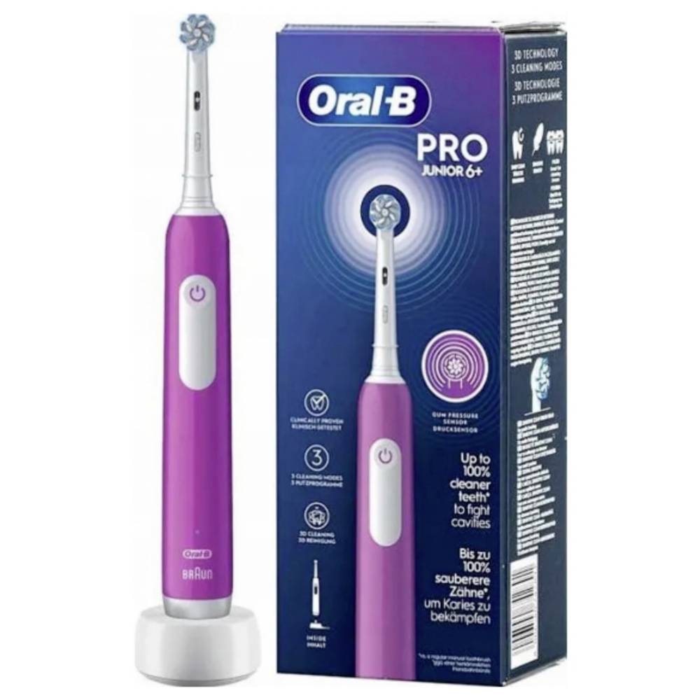 Oral-B PRO Junior 6+ Paars Elektrische Tandenborstel