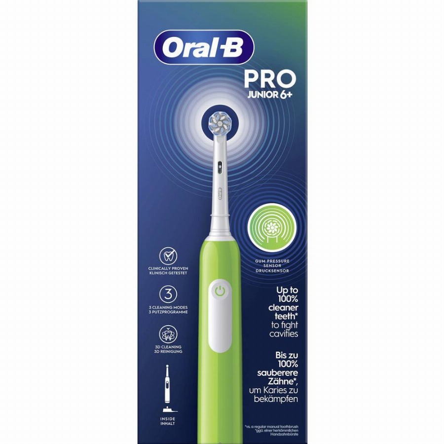 Oral-B PRO Junior 6+ Groen Elektrische Tandenborstel