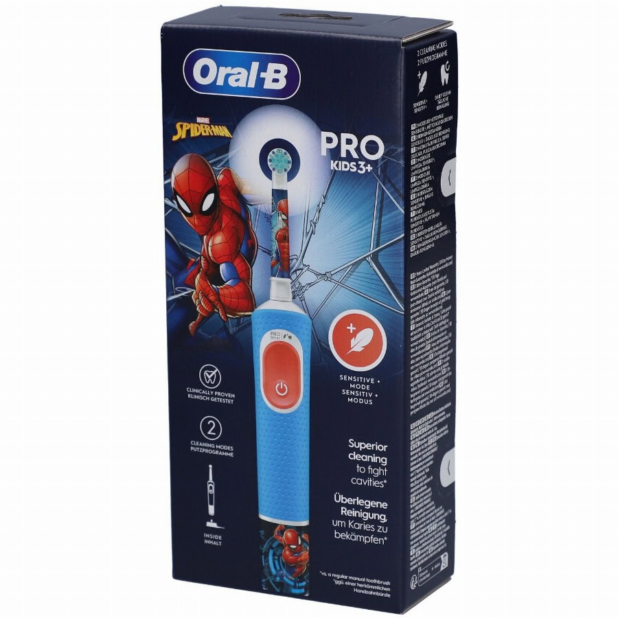 Oral-B Kids Pro Spiderman Elektrische Tandenborstel voor 3+ Jaar
