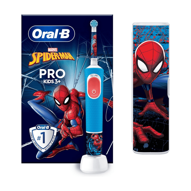 ORAL-B VITALITY PRO KIDS SPIDERMAN + TRAVEL CASE