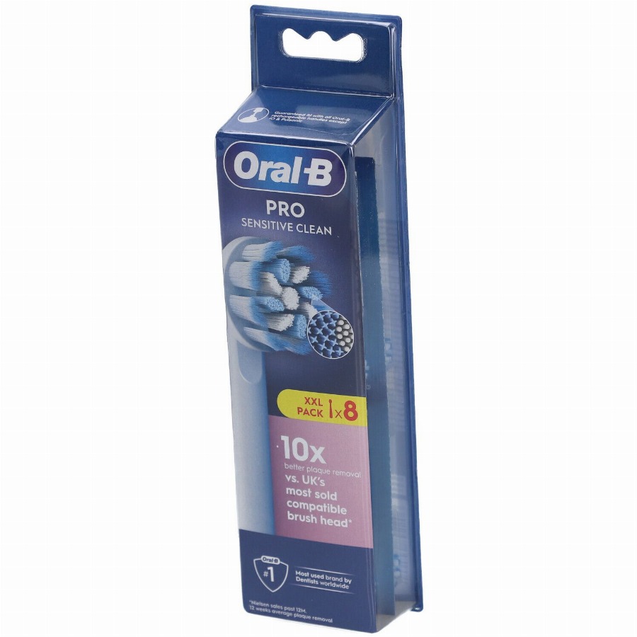 OralB Refill Sensitive Clean Xf Opzetborstels 8 Tandenborstel