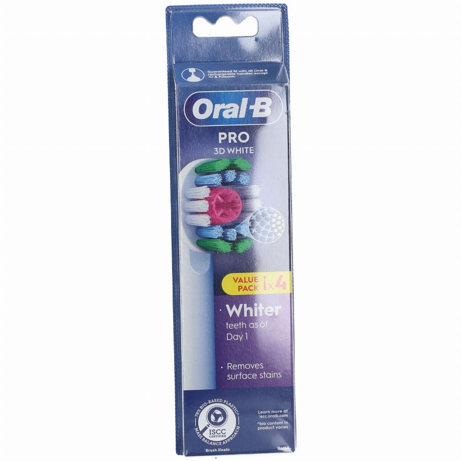 Oral-B Pro 3D White Refill 4 Tandenborstel