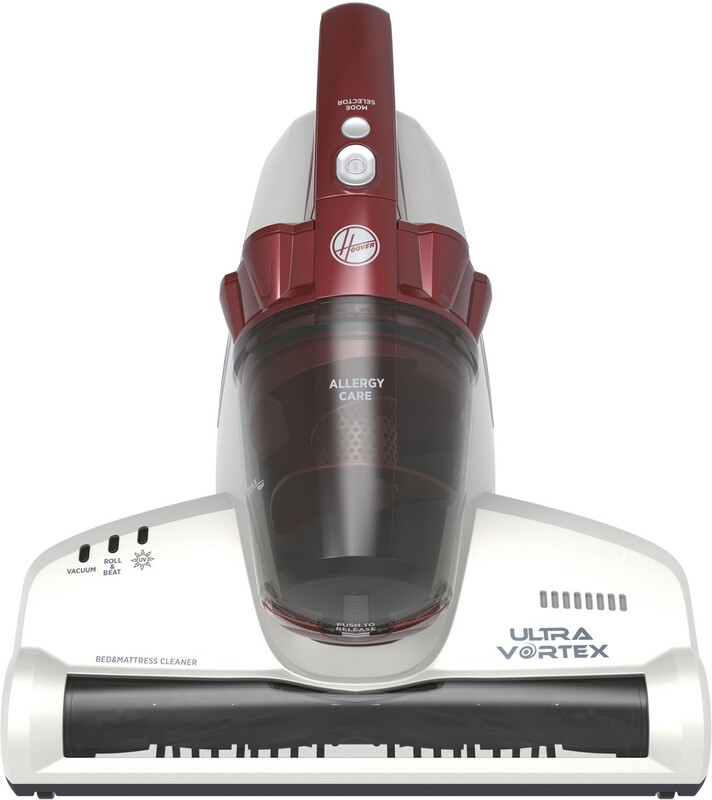 Hoover handstofzuiger voor matrassen, voor allergieën, antibacterieel UV-C-licht, anti-huisstofmijt, ultrakrachtig 500 W, ideaal voor banken, kussens en matrassen (MBC500UV)