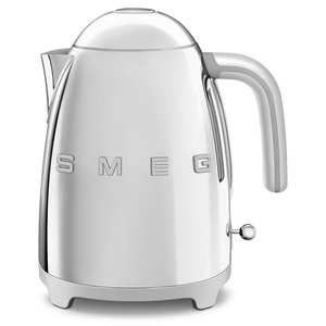SMEG KLF03SSEU Waterkoker – 1,7 Liter – 2400W – RVS Kalkfilter – 360° Draaivoet – Soft Opening – Automatische Uitschakeling – ’50s Style – Steel