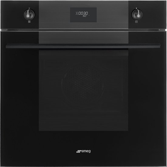 SMEG SF6101TB3 Inbouw Oven – 60 cm – Thermogeventileerd – 70 Liter – Hetelucht – Vapor Clean – Ever Clean Emaille – Snel Voorverwarmen – Energieklasse A+ – Zwart