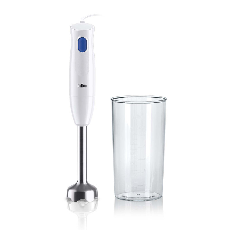Braun MultiQuick 1 MQ10.001M – Staafmixer lichtgewicht - Eenvoudige bediening - RVS staafmixervoet, Wit - 450 W