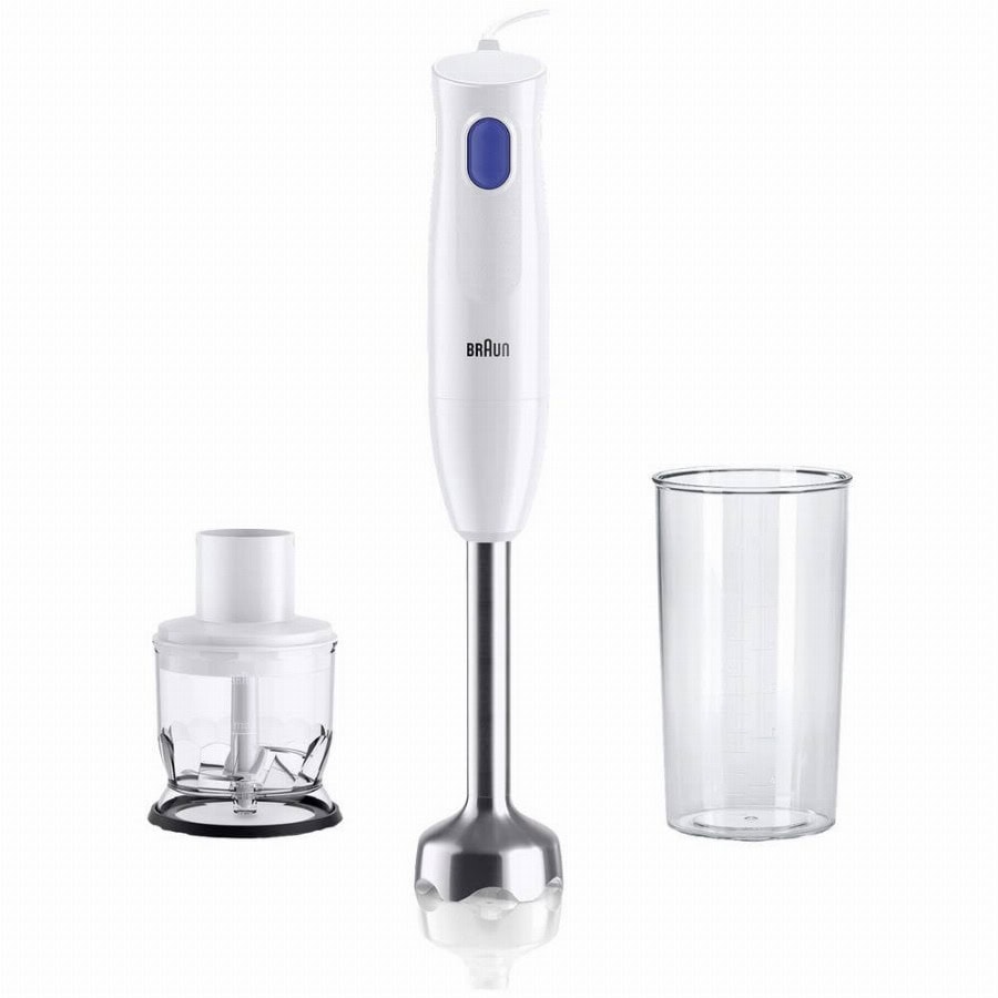 Braun HB101AI-MQ10.201MWH Staafmixer 450 W BPA-vrij, Met hakmolenopzet Wit