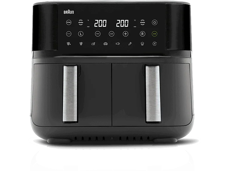 Braun Household Td3030ibk - Twincook 3 Airfryer Zwart 1800 G 1500 W