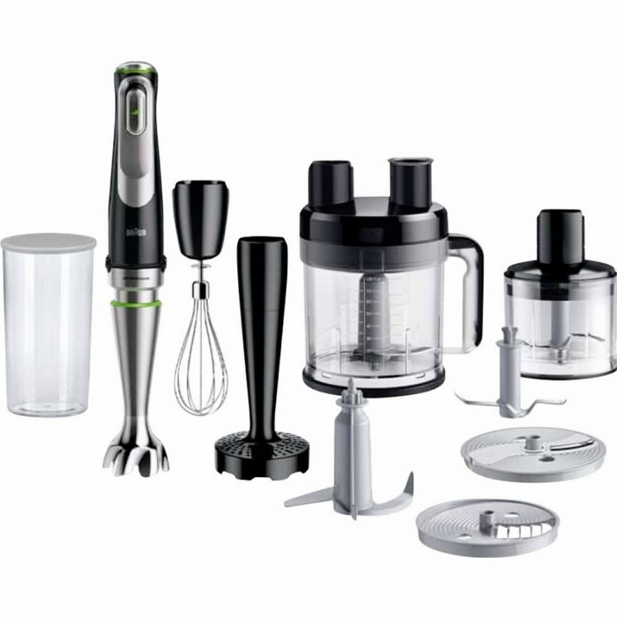 Braun MQ 9187XLI Staafmixer 1200 W Multifunctioneel Zwart