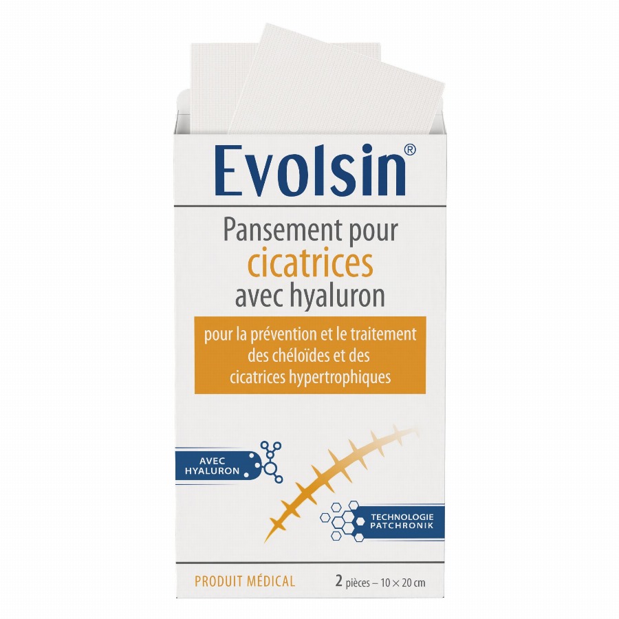 Evolsin littekenpleister met hyaluronzuur 2 Pleister