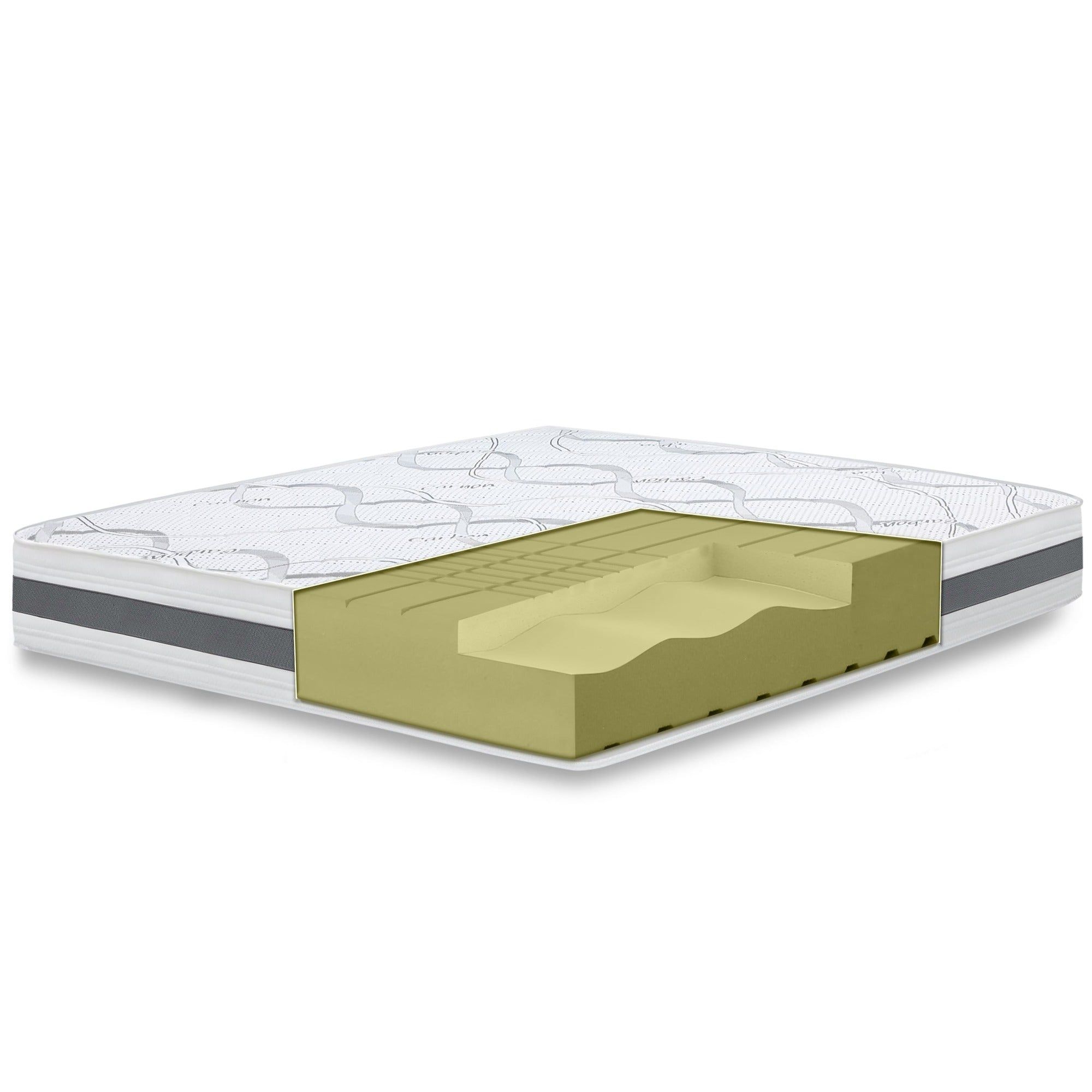 The White Stone Orthopedisch Matras 80x190 cm Medium Stevigheid | Hoogte 20