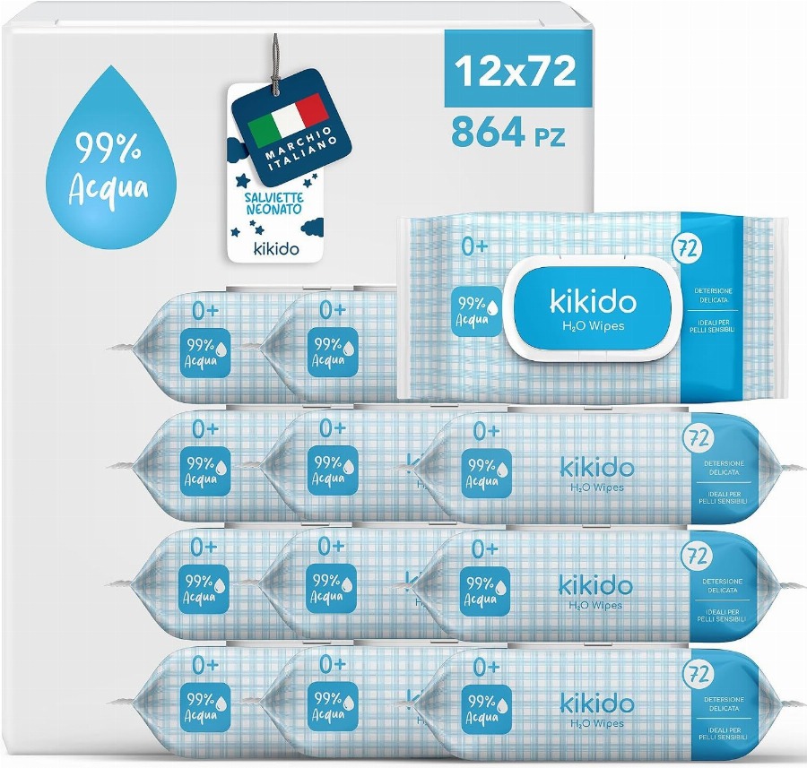 Kikido Babydoekjes Water Zonder Parfum 12
