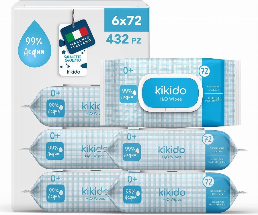 Kikido Babydoekjes Water Zonder Parfum 6