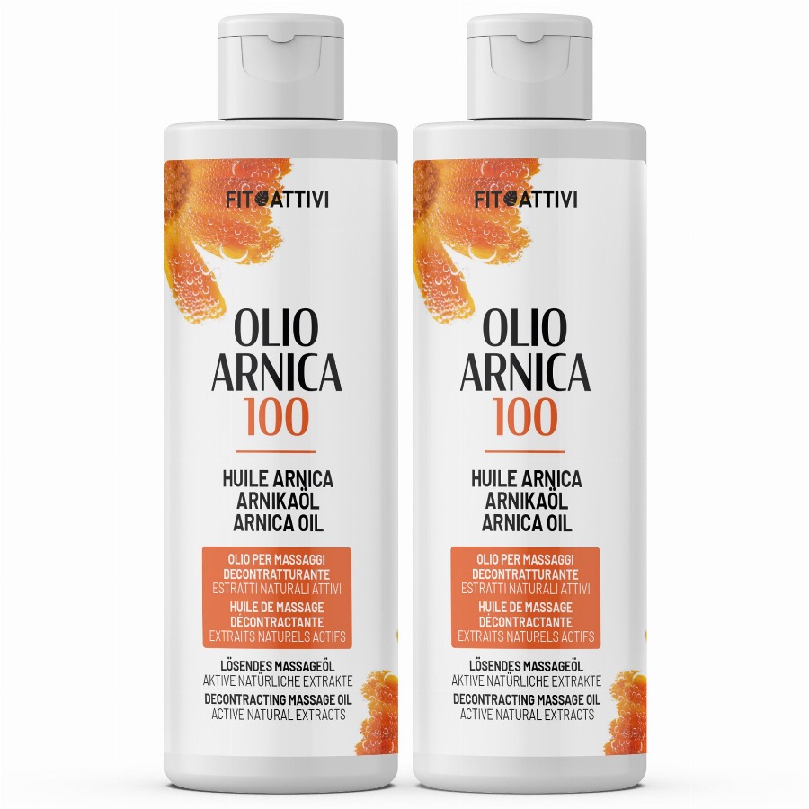 FITOATTIVI Arnica-olie voor massage, sport en ontspanning 2x250