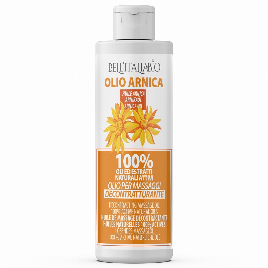 BELLITALIABIO Arnica Olie voor Massage, Sport en Ontspanning 250 Massage-olie