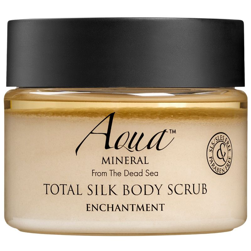 AQUAMINERAL – Total Silk Bodyscrub Enchantment Dode Zeezout, Amandel-, Argan- & Druivenpitolie 475