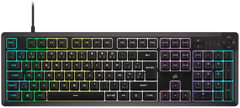 Corsair K55 Core Gaming Keyboard - Membraan - RGB - BE Azerty - Zwart