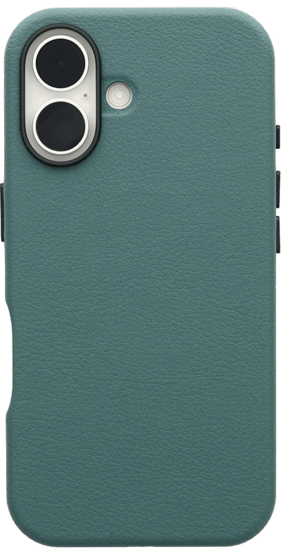 OtterBox Symmetry Apple iPhone 16 Back Cover met MagSafe Magneet Leer Groen