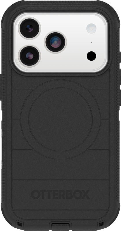 OtterBox Defender Pro iPhone 17 Pro Back Cover met MagSafe Magneet Zwart