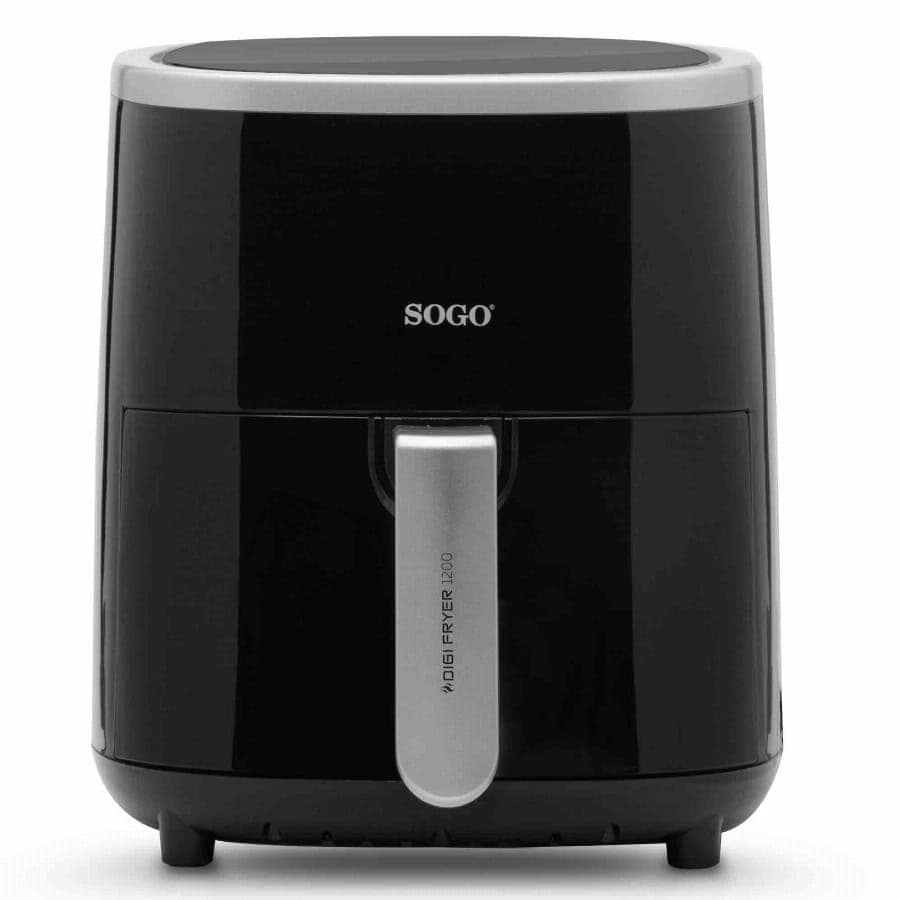 SOGO Human Technology FRE-SS-10865 Airfryer 3.5 l 1200 W Zwart, Zilver