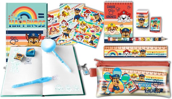 Paw Patrol schrijfset met agenda - 16 stuks