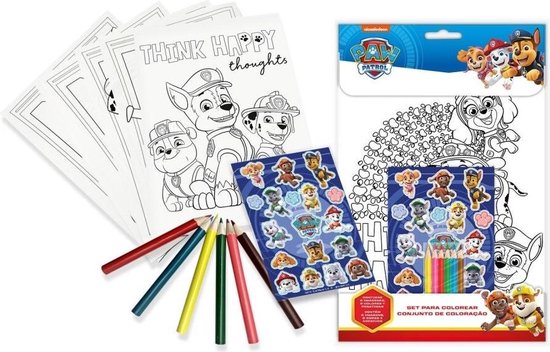 Paw Patrol kleurset