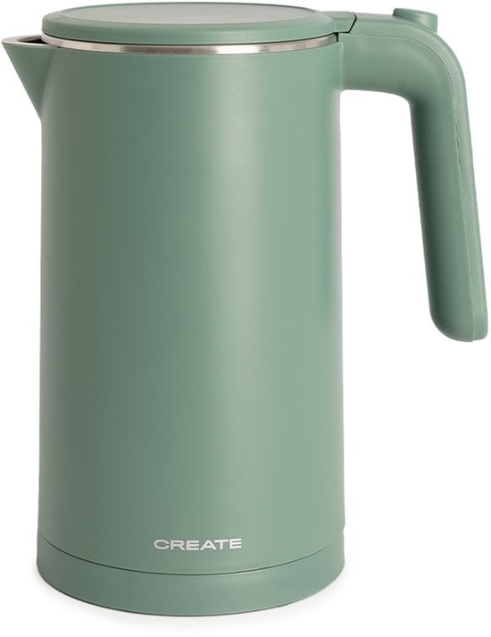 CREATE - 1 L elektrische waterkoker met temperatuurregeling - 1000W - Groen - KETTLE STUDIO PRO