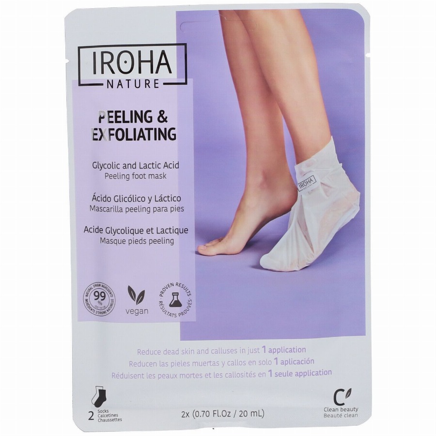 Iroha Nature Peeling & Exfoliating Foot Mask 40 Kousen