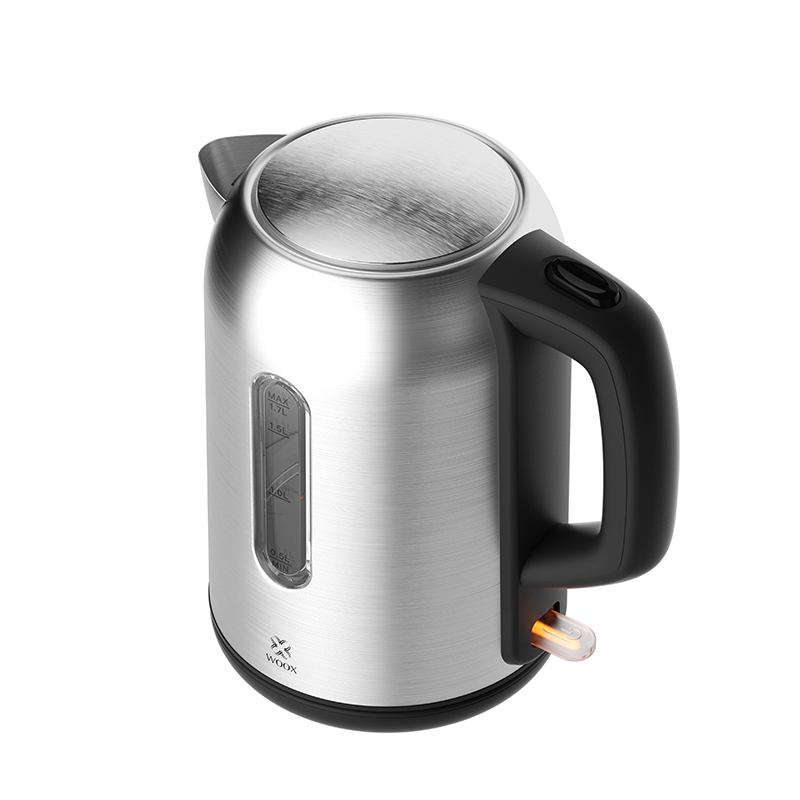 WOOX Elektrische Roestvrijstalen Waterkoker voor Thee en Koffie, BPA-vrij, Snelkoker Zilver 1,7 L