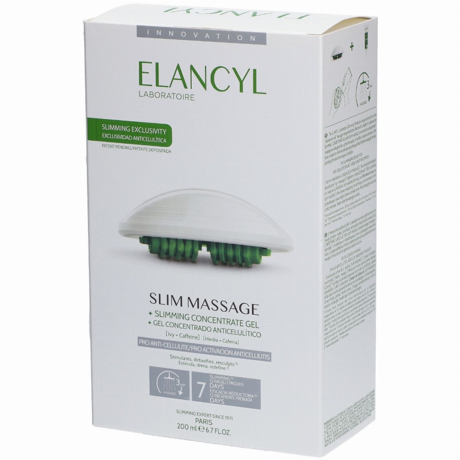 ELANCYL Slank Massageset Afslanken Geconcentreerde Gel + Massagehandschoen 200