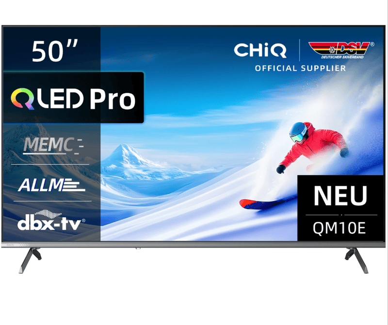 CHiQ U50QM10E – 50 inch – 4K QLED – 120Hz Smart TV