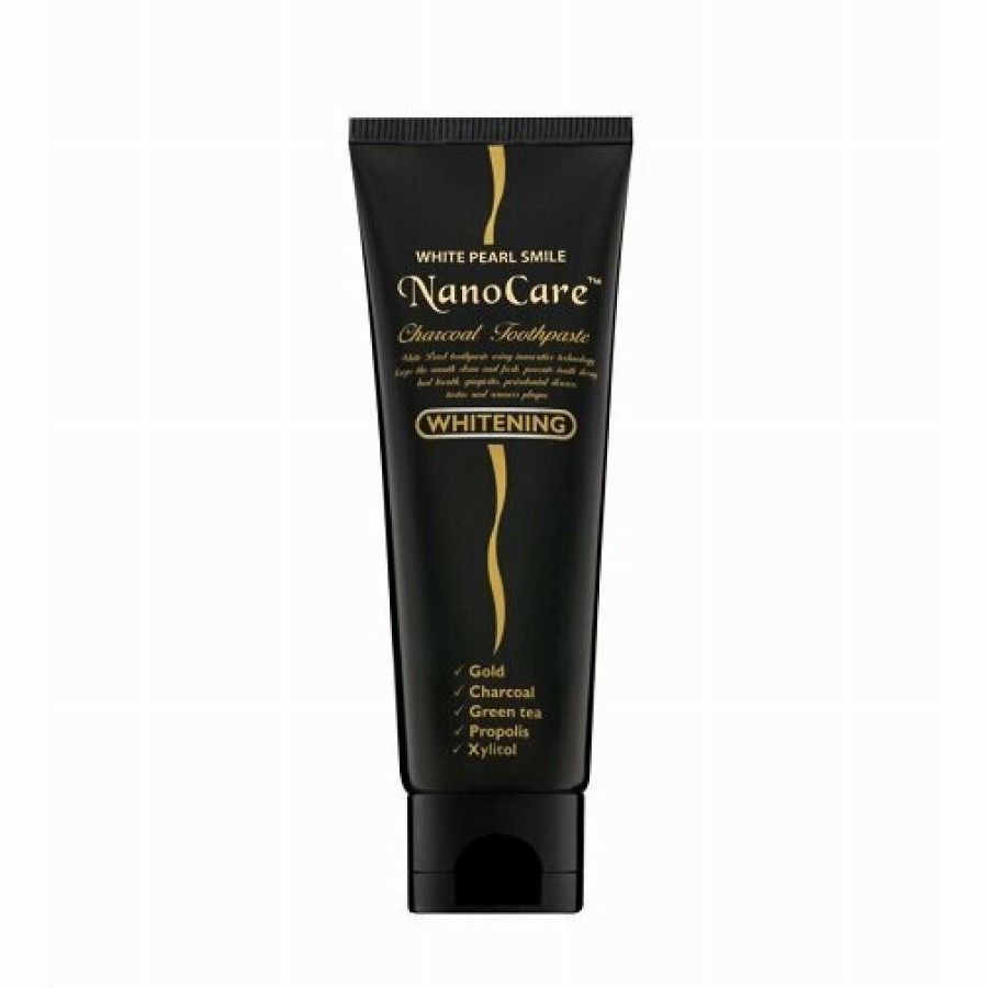 White Pearl NanoCare blekende tandpasta met actieve kool 0,1
