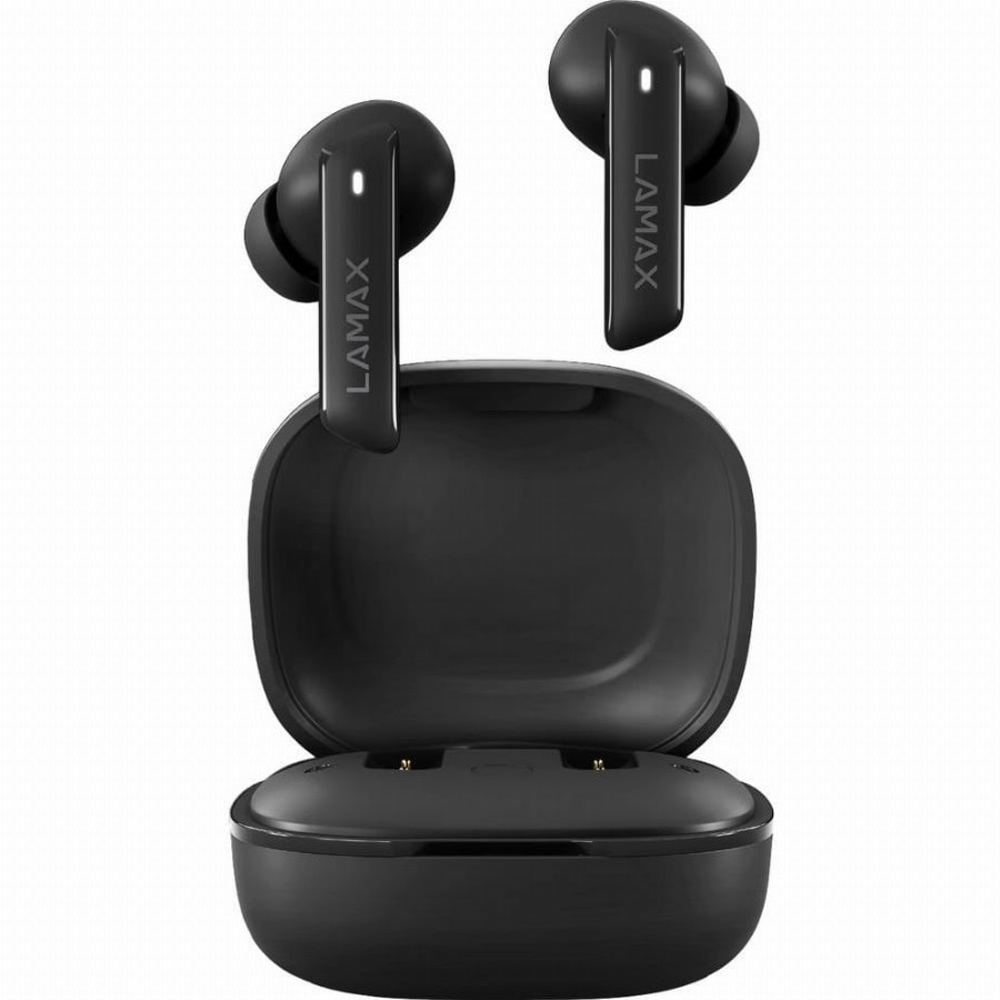 Lamax Clips1 In Ear headset Bluetooth Stereo Zwart Indicator voor batterijstatus, Headset, Oplaadbox, Volumeregeling, Mono, Bestand tegen zweet, Touchbesturing