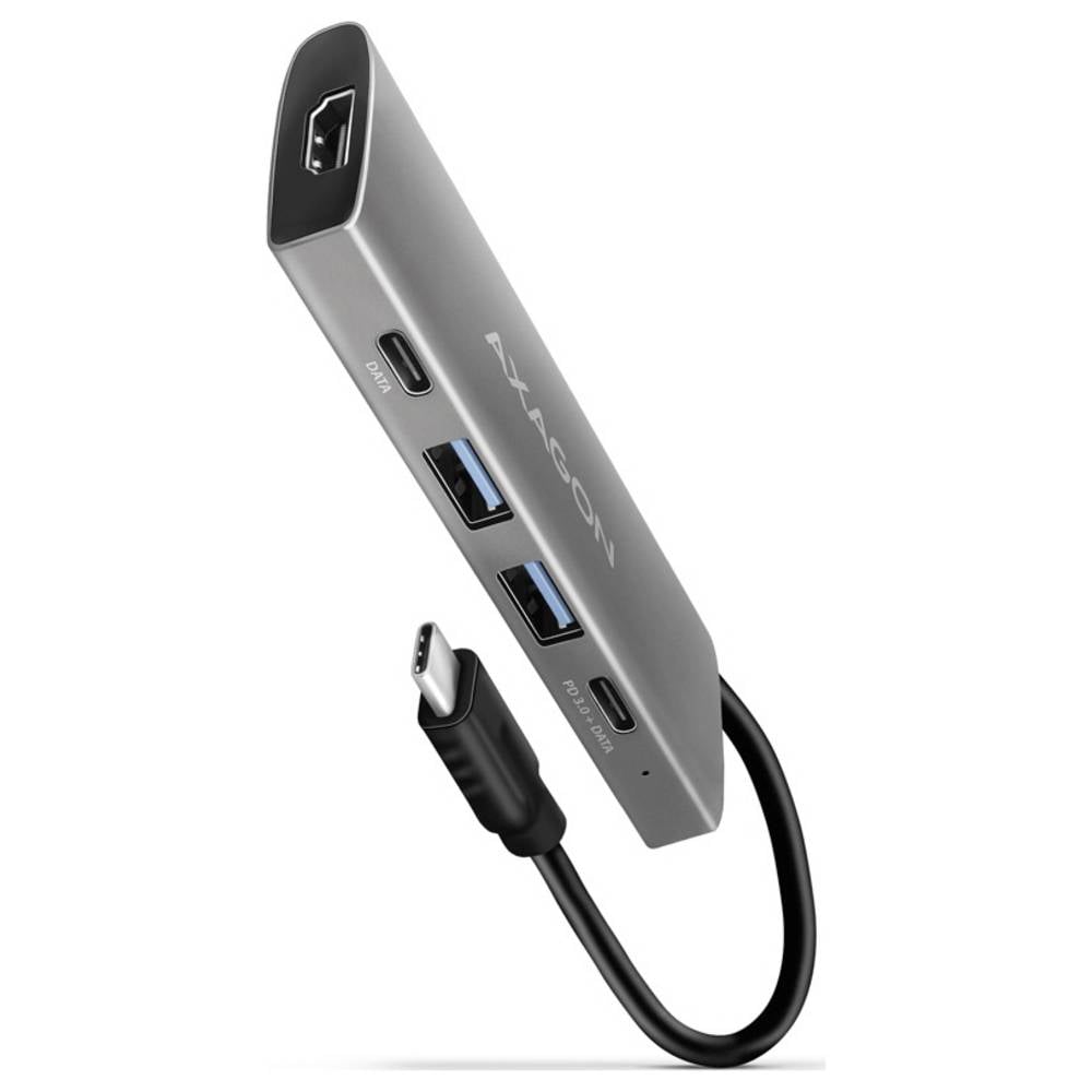 AXAGON HMC-5G2 USB-hub 4 poorten USB 3.2 Gen2, HDMI 1.4a 5 GBit/s