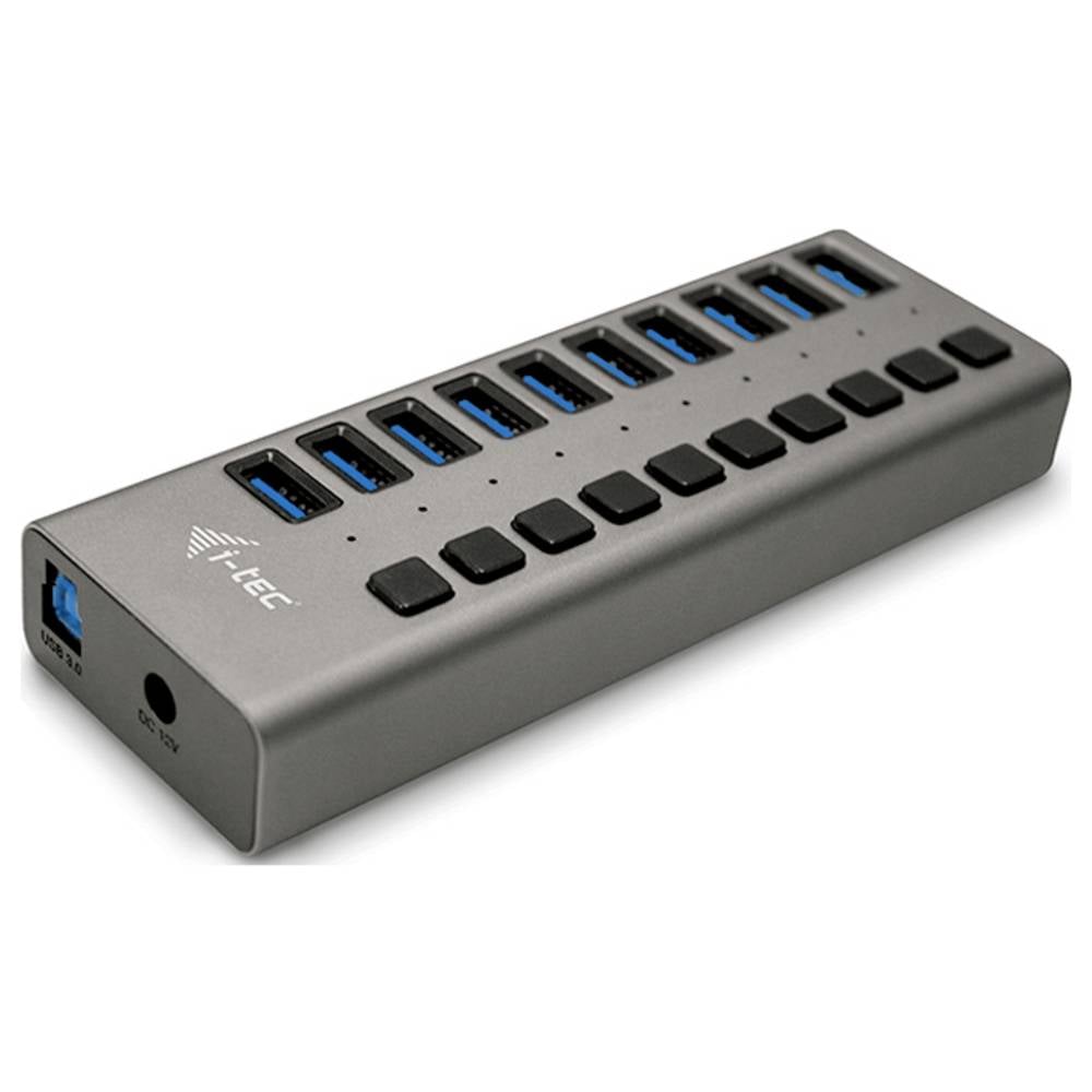 i-tec I-TEC USB 3.0 Charging HUB 10 Port U3CHARGEHUB10 USB-hub 10 poorten USB-A USB 3.0 5 GBit/s Grijs