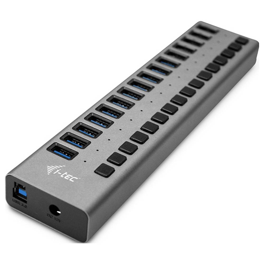 i-tec Charging Hub U3CHARGEHUB16 USB-hub 16 poorten USB-A USB 3.0 5 GBit/s Grijs