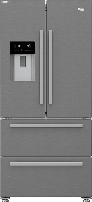 Beko GNE60530DXN - Amerikaanse koelkast - French Door - RVS