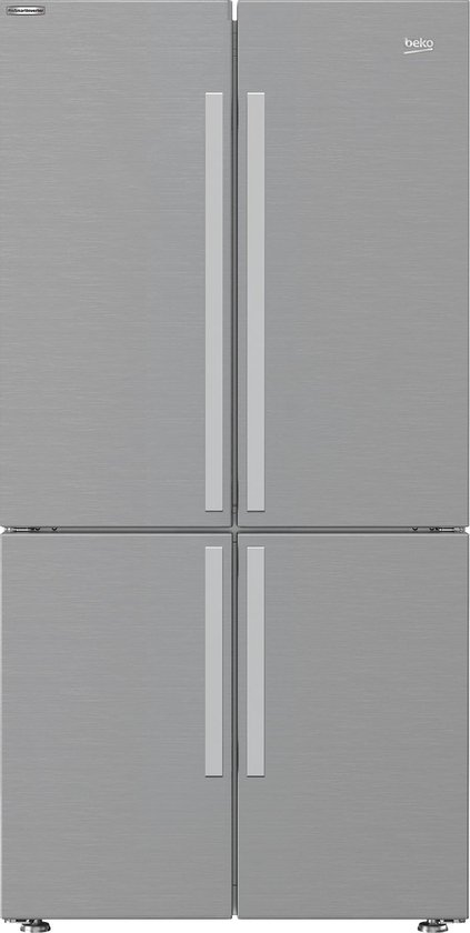 Beko GN1406231XBN - Amerikaanse koelkast - Roestvrijstaal