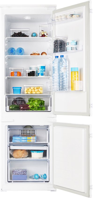 Beko BCHA275K41SN -Inbouw Koel- vriescombinatie