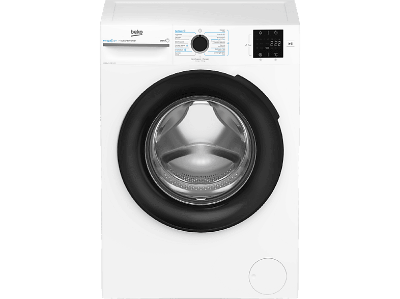 Beko bB300 BM3WFT31041W - Wasmachine - Voorlader - 10 kg - 1400 RPM - Wit