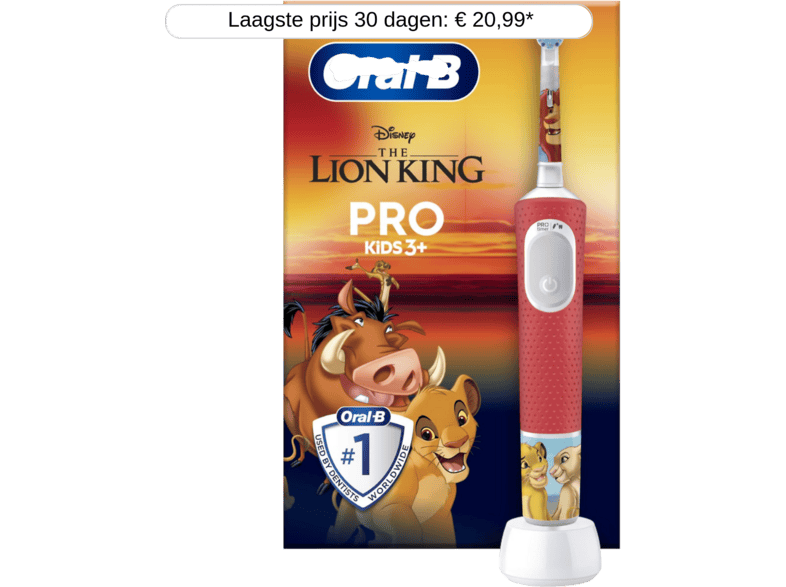 Oral B Elektrische Tandenborstel Kids Pro 3+ Lion King