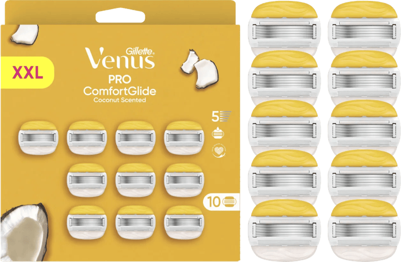 Gillette Venus Comfortglide Coconut - 10 Scheermesjes - voor Vrouwen