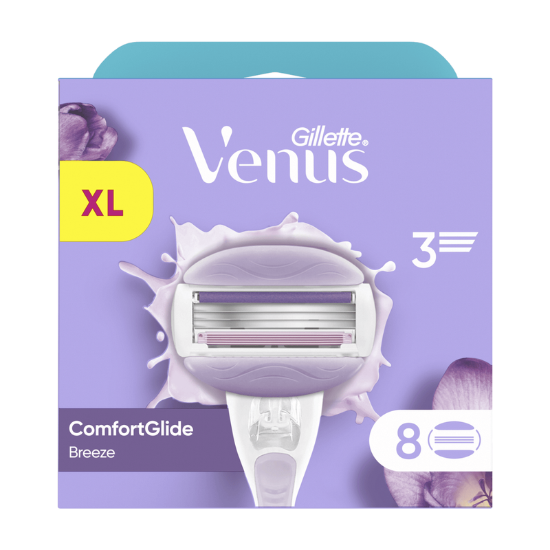 Gillette Venus ComfortGlide Breeze Scheermesjes Voor Vrouwen - 8 stuks