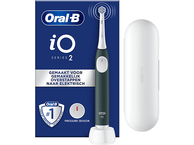 Oral B Elektrische Tandenborstel Io2 Series Forest Groen + Etui